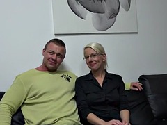 Big tits, Blowjob, Couple, Handjob, Mature, Milf, Teen, Tits