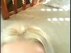 デカパイ, ブロンド, 気狂い, 口内発射, デブ, 自家製, 熟年, 淫乱熟女