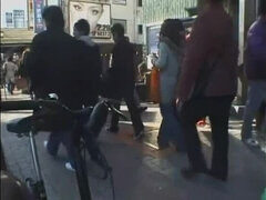 最高, フェラチオ, 車, 気狂い, 手コキする, 日本人, アウトドア, 公共