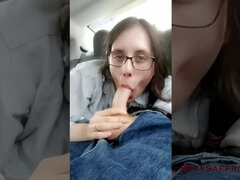 Amateur, Coche, Atrapados, Semen en la boca, Hd, Pov, Público, Tragarse