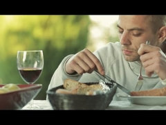 ブロンド, 指いじり, 食べ物, グループ, ジーンズ, レズビアン, アウトドア, オマンコ