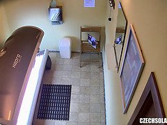 Amateur, Checa, Casero, Público, Realidad, Afeitado, Solarium, Voyeur
