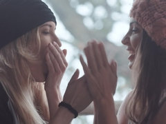 Babes, Blonde, Brunette, Fingering, Lesbian, Pussy