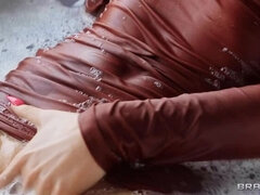 Cuarto de baño, Rubia, Polla, Corridas faciales, Sexo duro, Masturbación, Montar, Tetas