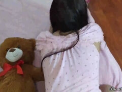 Amateur, Fille, Queue, En levrette, Famille, Fille latino, Mexicainne, Adolescente