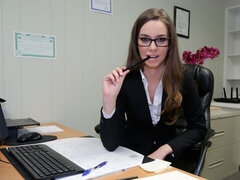 Enthousiasteling, Bruinharig, Hondjeshouding, Interraciaal, Masturbatie, Kantoor, Kut duiken, Tiener