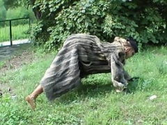 Fur Slut makes Dog in the Meadow