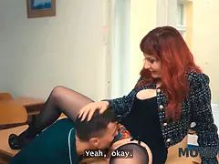 Américain, Femme couguar, Queue, Mature, Maman, Monstre, Seins naturels, Criant