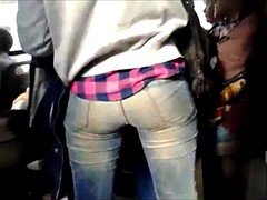 hidden cam, good public ass, sexy brunette