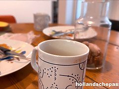 Leie, Grosser schwanz, Blasen, Niederländisch, Hardcore, Muschi, Ablutschen, Titten
