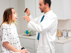 Blondine, Blasen, Arzt, Behaart, Entkleiden, Jungendliche (18+), Titten