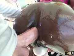 黒人, チン, 黒人, 異人種間, 小柄, ポルノスター, ティーン, オッパイの