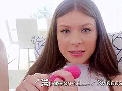 フェラチオ, 茶髪の, イく瞬間, 顔射, オナニー