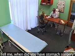 Petite patient pussynailed by doctor