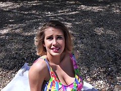 Amateur, Gros seins, Sucer une bite, Tchèque, Exhib, Hard, De plein air