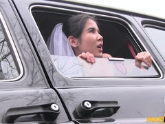 Latina bride Lady D gets fucked right after wedding