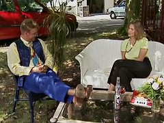 素人, アナル, デカパイ, フェラチオ, なめる, 淫乱熟女, アウトドア, ヴィンテージ