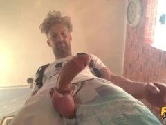 Blondine, Blasen, Schwanz, Frau frau mann, Handjob, Rasiert, Jungendliche (18+), Flotter dreier