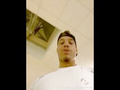 Papa, Homosexuelle, Gym, Nue  à poil, Douche, Fils