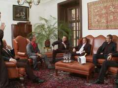 Zwart, Pijpbeurt, Bruinharig, Dubbele penetratie, Groepseks, Groep, Hd, Orgasme