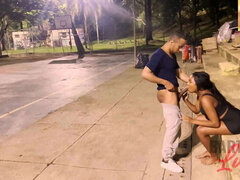 Oncemore, Bartira Luz Performs in the Sex Square - Amateur & Shaved