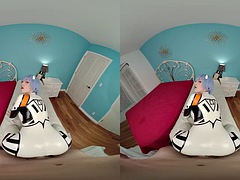 3 dimensionaal, Grote mammen, Gezichtspunt, Realiteit, Tieten likken