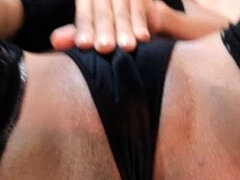 Schwarz, Schwarz, Latina, Masturbation, Solo, Strümpfe