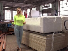 緊縛, ブロンド, ボンデージ, 服従, フェムドム, 手コキする, 拘束, おもちゃ