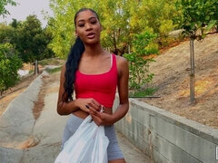 Cul, Noire, Branlette thaïlandaise, Interracial, Masturbation, Pénis, Pov, Adolescente