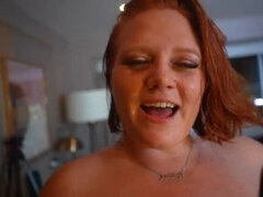 Belle grosse femme bgf, Gros cul, Gros seins, Sucer une bite, Domination, Hard, Embrassement, Suçant