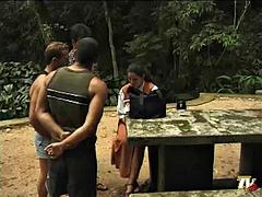 Anal, Chica, Culo grande, Morena, Grupo, Sexo duro, Trio, Clasico