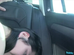 デカパイ, 車, 中出し, バック, アウトドア, ハメ撮り, 公共, オマンコ