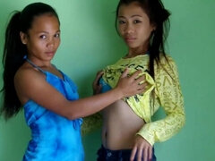 Asiatisch, Frau, Filipina, Fingern, Lesbisch, Masturbation, Jungendliche (18+), Eng