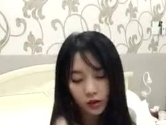 Asiatique, Fait maison, Coréenne, Seins naturels, Rousse roux, Jarretelles, Adolescente, Nénés