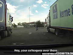 Bruinharig, Auto, Tsjechisch, Huisgemaakt, Realiteit, Schreeuwen, Slet, Bekijker