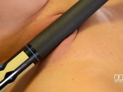 Amerikanisch, Arsch, Grosser arsch, Grosse titten, Blondine, Piercing, Ablutschen, Spielzeuge