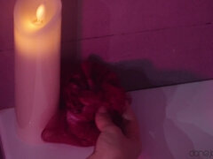 Cul, Salle de bains, Chambre à dormir, Cuisine, Fille latino, Masturbation, Huilée, Nénés