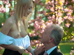 Blond, Opa, Hardcore, Hd, Buiten, Kut duiken, Slikken, Tiener