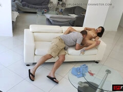 Layla Jenner Lets Stepdad Use Her To Drain His Cock