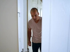 デカパイ, 茶髪の, カップル, 彼女, レズビアン, 自然山雀, ティーン, 三人