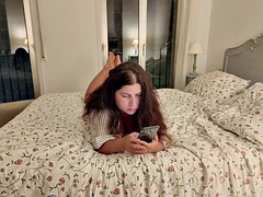デカパイ, 彼女, ハードコア, オナニー, 淫乱熟女, 公共, スペイン人, 義母