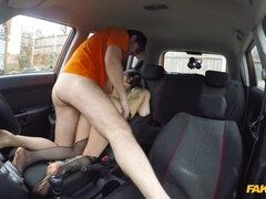Back Seat Hump For Infatuated Minx 1 - Fake Driving School