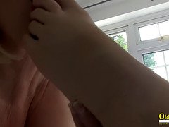 指いじり, キス, レズビアン, 熟年, 淫乱熟女, 自然山雀, ナイロン, 濡れ