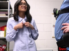 茶髪の, チン, バック, ハードコア, オマンコ, 剃毛, ガリガリ, ティーン