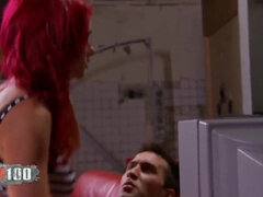 Tetas grandes, Mamada, Tetona, Pareja, Madres para coger, Estrella porno, Pelirrojo, Afeitado