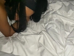 ベッドルーム, デカ尻, デカチン, フェラチオ, チン, 下着, 自然山雀, オッパイの