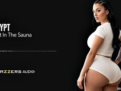 Gros seins, Sucer une bite, Éjaculation interne, Léchez, Masturbation, Chatte, Sauna, Pute