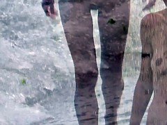 Amateur, Plage, Gros seins, Blonde, Mère que j'aimerais baiser, De plein air, Public, Voyeur