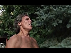 Leie, Spermaladung, Aufs gesicht abspritzen, Deutsch, Oma, Im freien, Rotschopf, Vintage