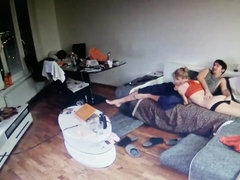 Enthousiasteling, Blond, Hardcore, Huisgemaakt, Spion, Tiener, Webcamera